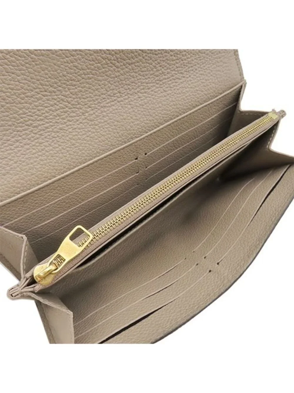 Louis Vuitton Wallet Portefeuille Sarah NM Monogram Empreinte Tourterelle Cream